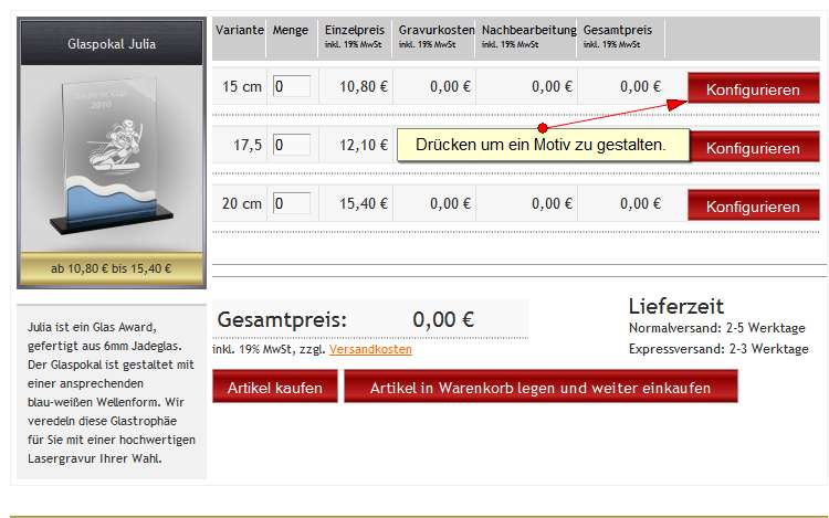 Lasergravur online selbst gestalten schritt 1 Lasergravur online selbst gestalten schritt 1